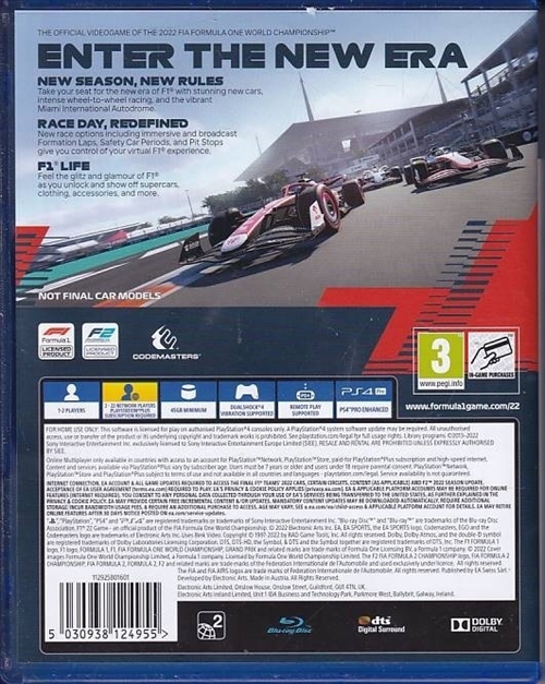 F1 22 - PS4 (B Grade) (Genbrug)